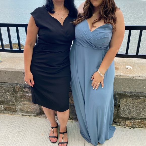 Bill Levkoff Bridesmaid Gown For Wedding Slate - Picture 5 of 7